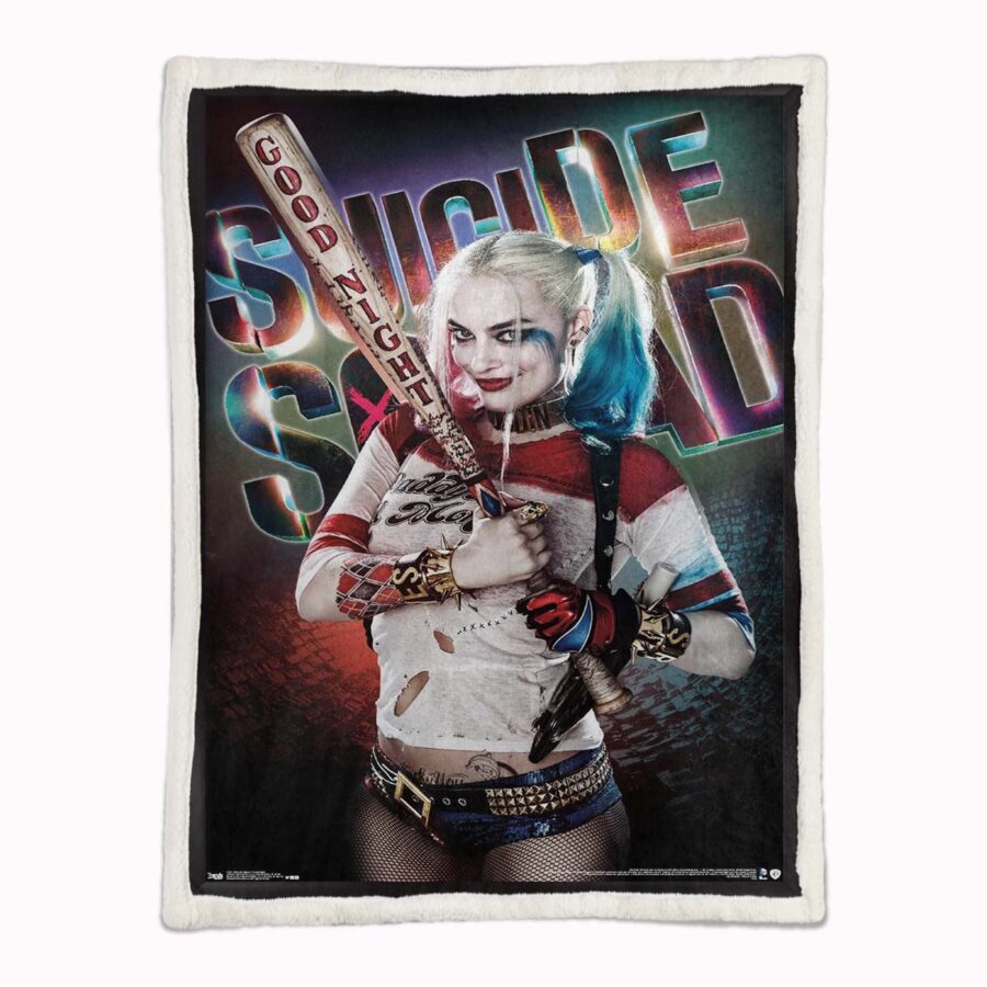 Suicide Squad Harley Quinn 05 Decke - Fleecedecke – Bild 2