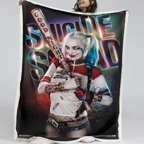 Suicide Squad Harley Quinn 05 Decke - Fleecedecke