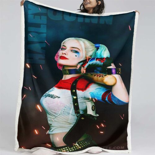Suicide Squad Harley Quinn 06 Decke - Fleecedecke