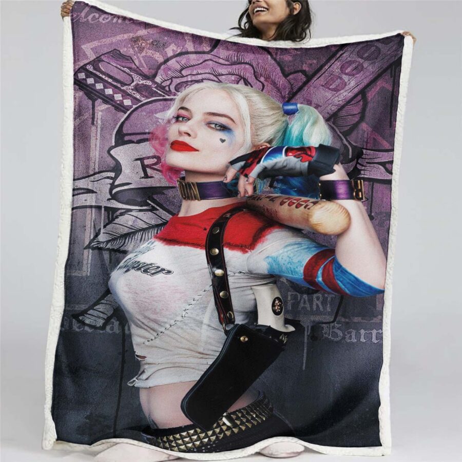 Suicide Squad Harley Quinn 08 Decke - Fleecedecke