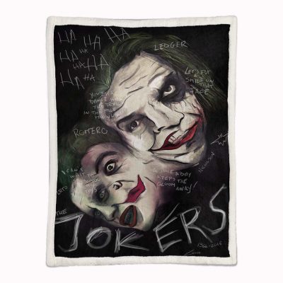 Alternative view of Joker – Lass uns ein Lächeln auf dieses Gesicht zaubern Decke - Fleecedecke