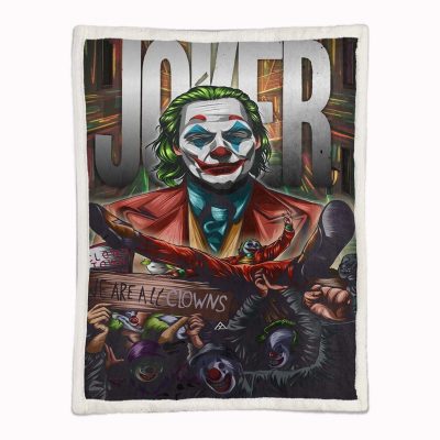 Alternative view of Joker Wir sind alle Kronen Decke - Fleecedecke