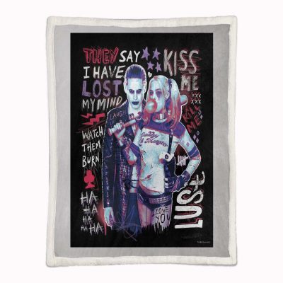 Alternative view of Joker und Harley Quinn 03 Decke - Fleecedecke