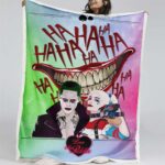Joker und Harley Quinn 04 Decke – Fleecedecke
