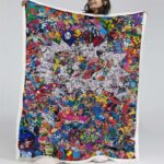 Superhelden DC Marvel Alle Charaktere Decke – Fleecedecke