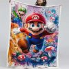 Super Mario Luci und Mushroom Decke - Fleecedecke