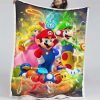 Super Mario Nintendo Spielfiguren 06 Decke - Fleecedecke