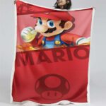 Super Mario Nintendo Spielfiguren 10 Decke – Fleecedecke