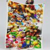 Super Mario Nintendo-Spielfiguren 11 Decke - Fleecedecke