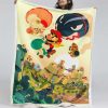 Super Mario Nintendo Spielfiguren 15 Decke - Fleecedecke