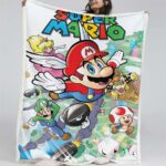 Super Mario Nintendo-Spielfiguren 16 Decke – Fleecedecke