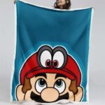 Super Mario Odyssey Decke – Fleecedecke