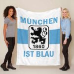 TSV 1860 München München ist blau Fleecedecke – Decke