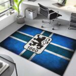 TSV 1860 München blau 01 Teppich