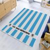 TSV 1860 München blau weißer Hintergrund 02 Teppich