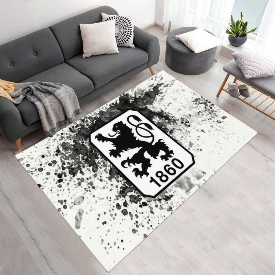 TSV 1860 München schmutziger Hintergrund Teppich – Bild 2