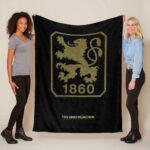 TSV 1860 München golden Fleecedecke – Decke