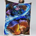 Tanjiro und Zenitsu Demon Slayer 03 Decke – Fleecedecke