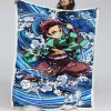 Tanjiro Kamado Demon Slayer 05 Decke - Fleecedecke