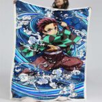 Tanjiro Kamado Demon Slayer 05 Decke – Fleecedecke