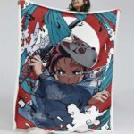 Tanjiro Kamado Demon Slayer 06 Decke – Fleecedecke