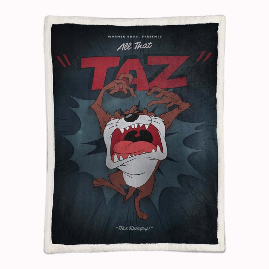Taz Looney Tunes 01 Decke - Fleecedecke – Bild 2