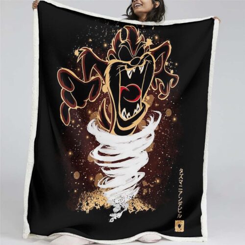 Taz Tasmanien Looney Tunes 02 Decke - Fleecedecke