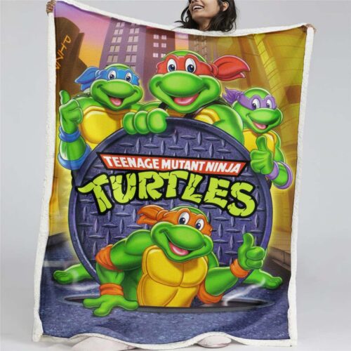 Teenage Mutant Ninja Turtles 01 Decke - Fleecedecke