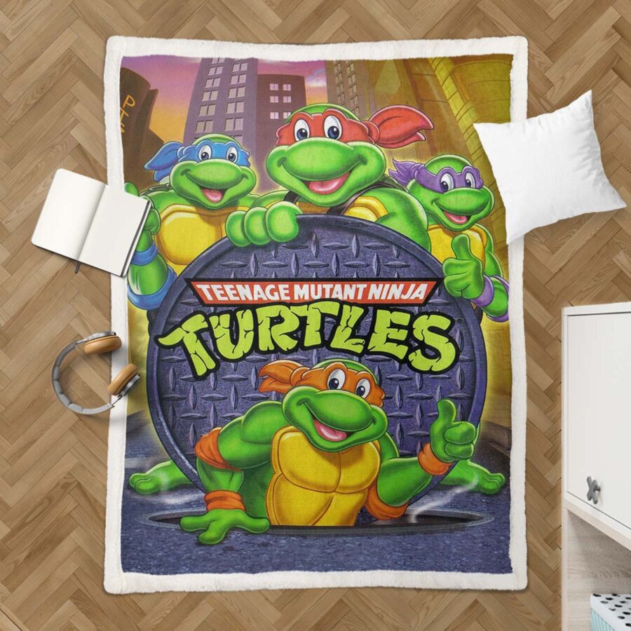 Teenage Mutant Ninja Turtles 01 Decke - Fleecedecke – Bild 3