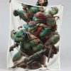 Teenage Mutant Ninja Turtles Alle Charaktere 04 Decke - Fleecedecke