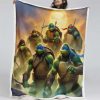 Teenage Mutant Ninja Turtles Alle Charaktere 06 Decke - Fleecedecke