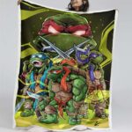 Teenage Mutant Ninja Turtles Alle Charaktere 07 Decke – Fleecedecke