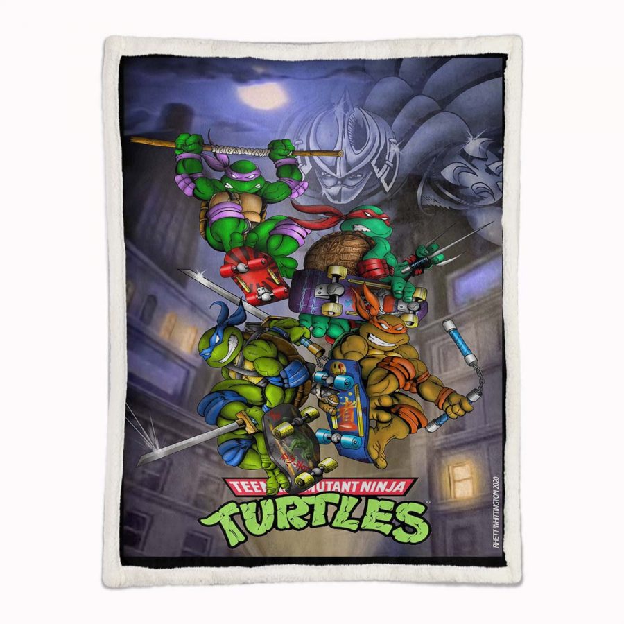 Teenage Mutant Ninja Turtles Alle Charaktere 14 Decke - Fleecedecke – Bild 2
