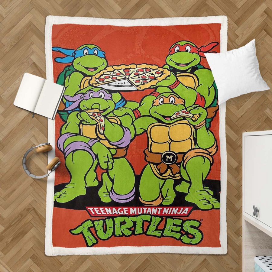 Teenage Mutant Ninja Turtles Alle Charaktere 15 Decke - Fleecedecke – Bild 3