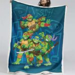 Teenage Mutant Ninja Turtles Alle Charaktere 16 Decke – Fleecedecke