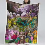 Teenage Mutant Ninja Turtles Alle Charaktere 17 Decke – Fleecedecke
