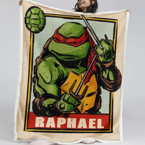 Teenage Mutant Ninja Turtles Raphael Decke - Fleecedecke