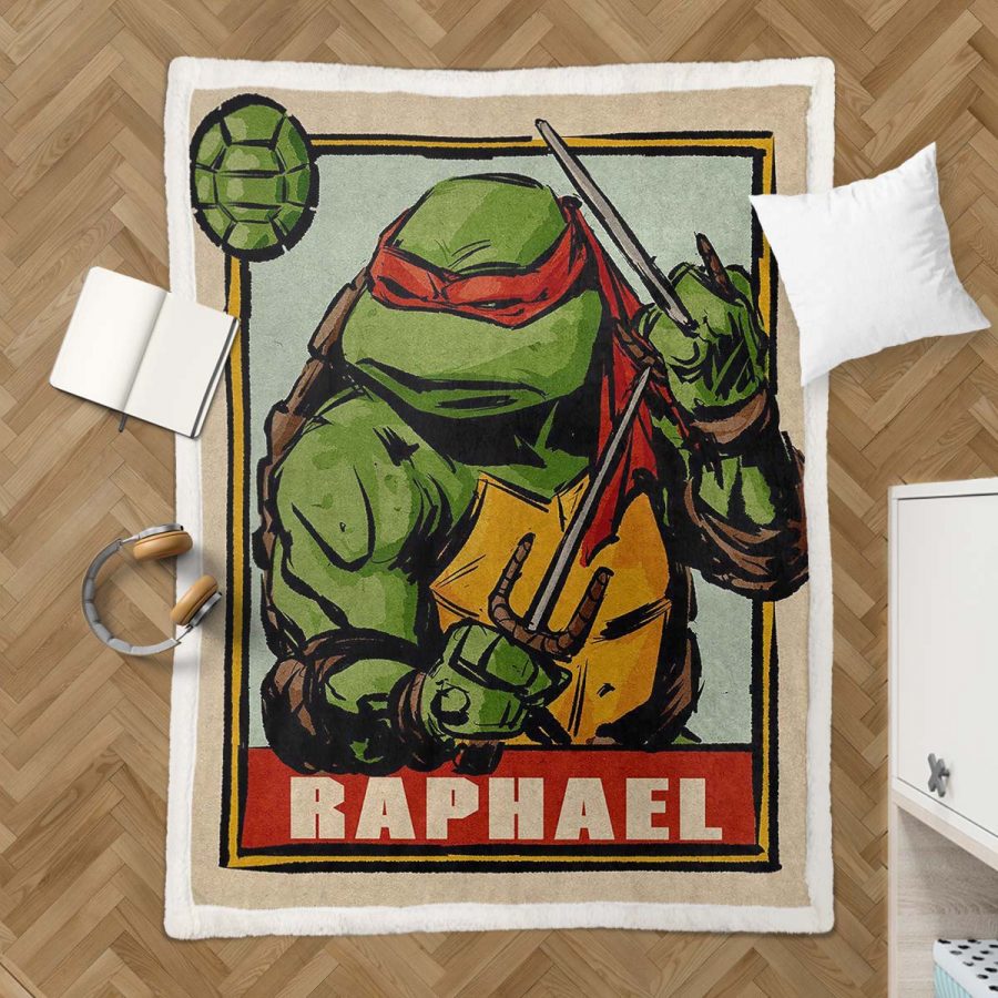 Teenage Mutant Ninja Turtles Raphael Decke - Fleecedecke – Bild 3