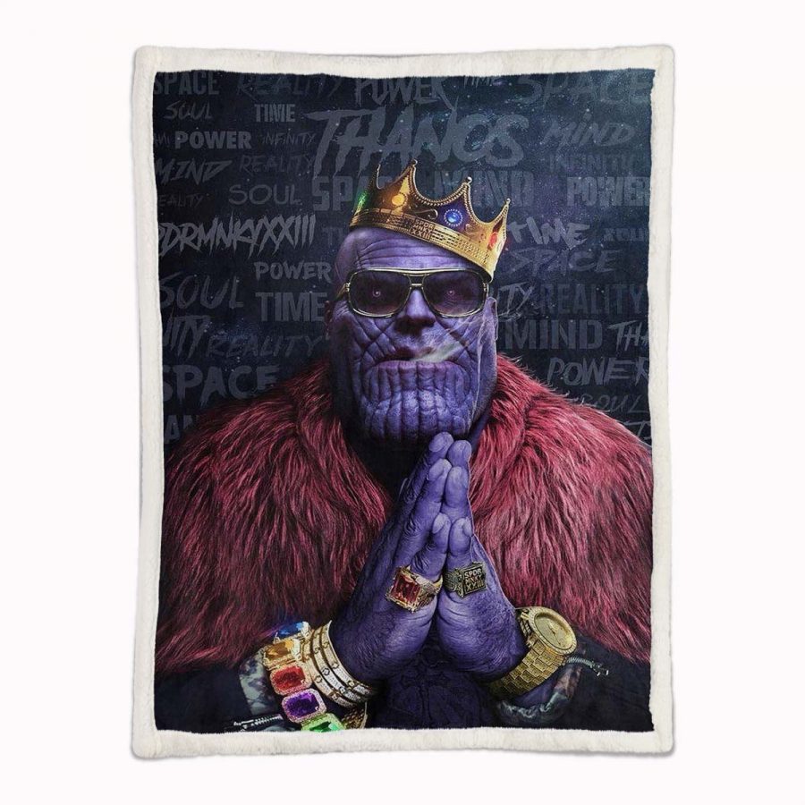 Thanos Marvel-Charakter Decke - Fleecedecke – Bild 2