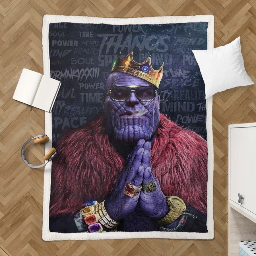 Thanos Marvel-Charakter Decke - Fleecedecke – Bild 3