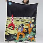 Die Abenteuer von Tim und Struppi Decke – Fleecedecke