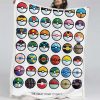 Die große Tabelle Pokemon-Bälle Decke - Fleecedecke