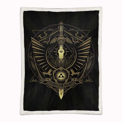 Alternative view of The Legend of Zelda 14 Decke - Fleecedecke