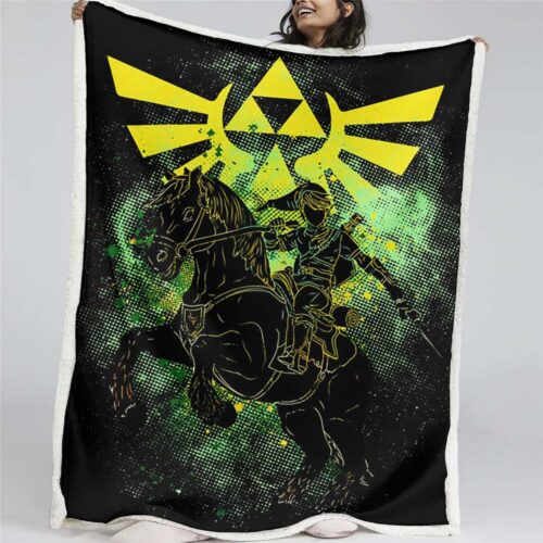 The Legend of Zelda Link 01 Decke - Fleecedecke