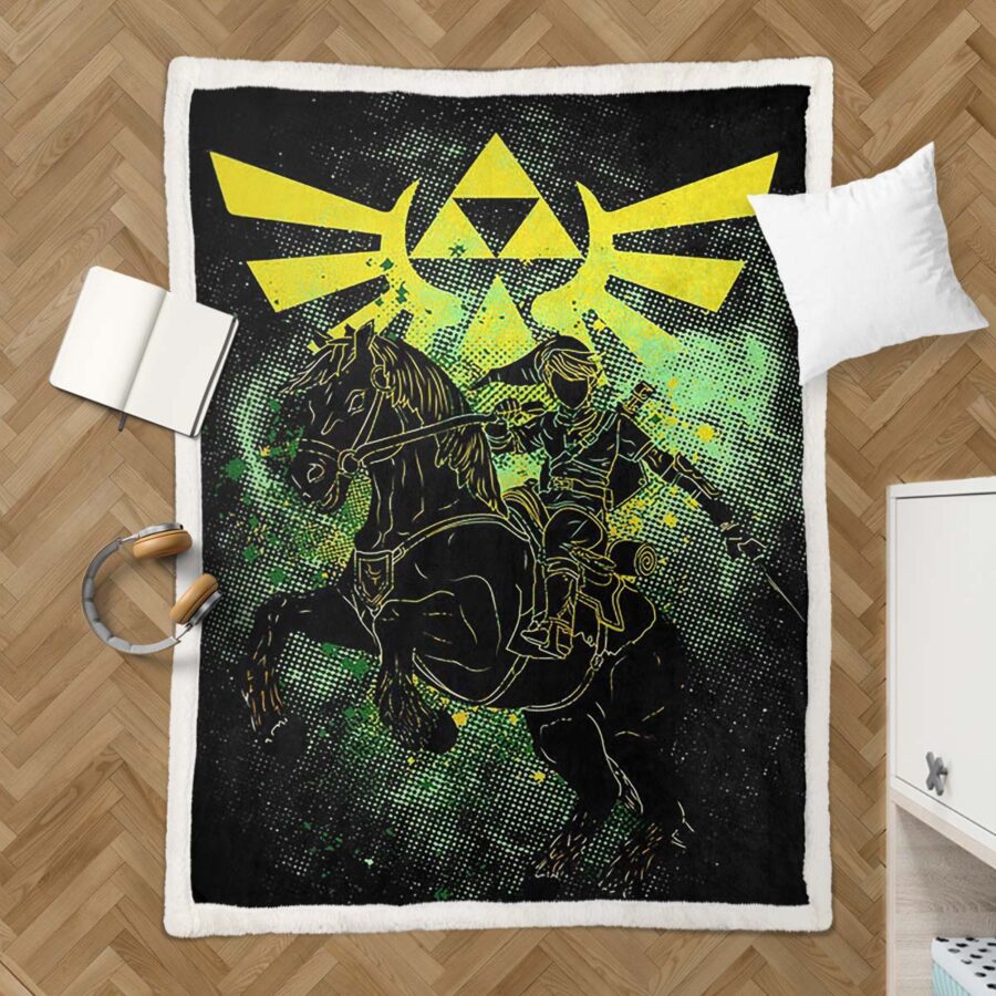 The Legend of Zelda Link 01 Decke - Fleecedecke – Bild 3