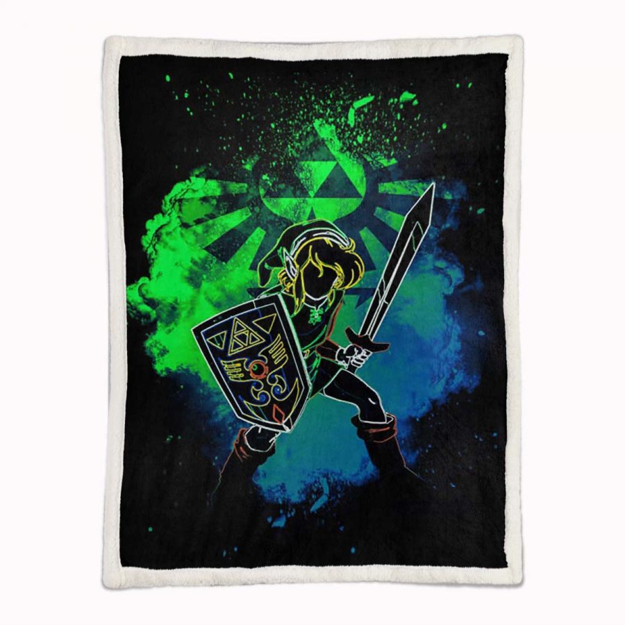 The Legend of Zelda Link 02 Decke - Fleecedecke – Bild 2