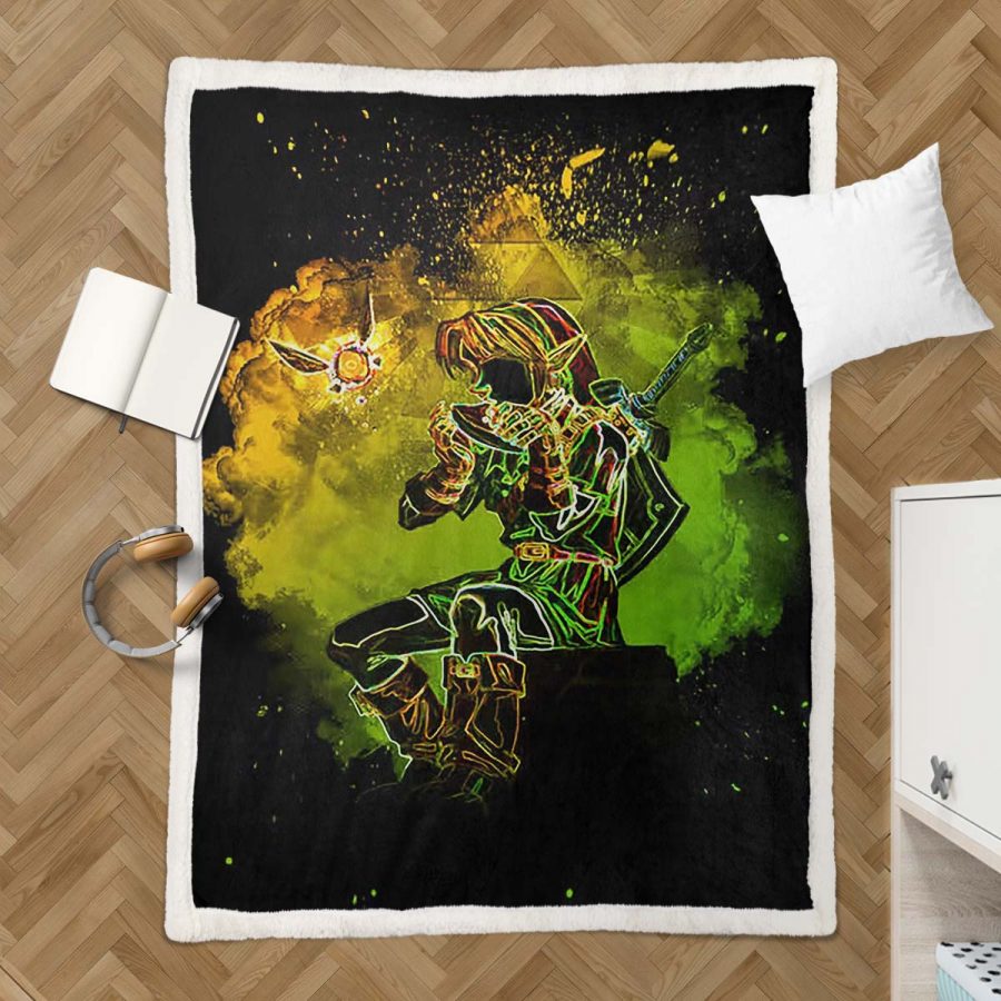 The Legend of Zelda Link 05 Decke - Fleecedecke – Bild 3