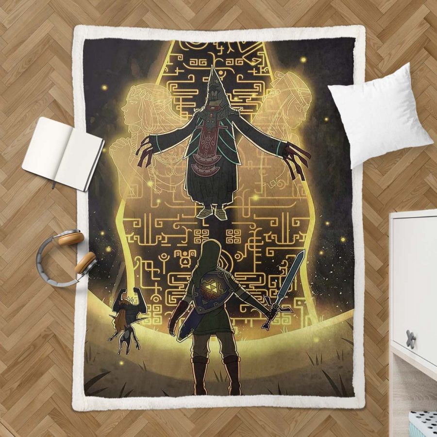 The Legend of Zelda Link 07 Decke - Fleecedecke – Bild 3