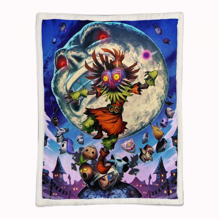 The Legend of Zelda Link und alle Charaktere 09 Decke - Fleecedecke – Bild 2
