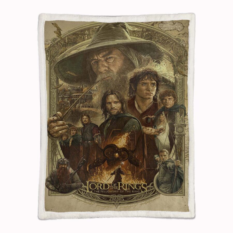 Der Herr der Ringe 09 Decke - Fleecedecke – Bild 2